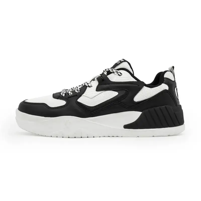 Redtape Black & White Classic Sneakers